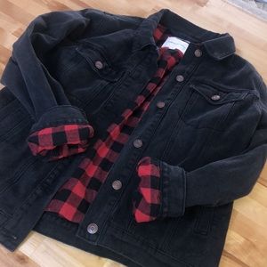 Women’s size sm. Thread and supply black denim jacket
